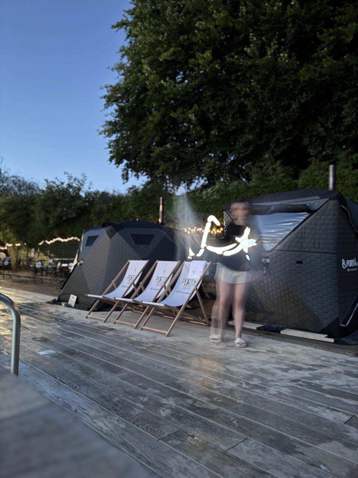 Case Study: An Unforgettable Night at Petersfield Lido with PortaSauna | HEX | XL - PortaSauna | The Portable Sauna