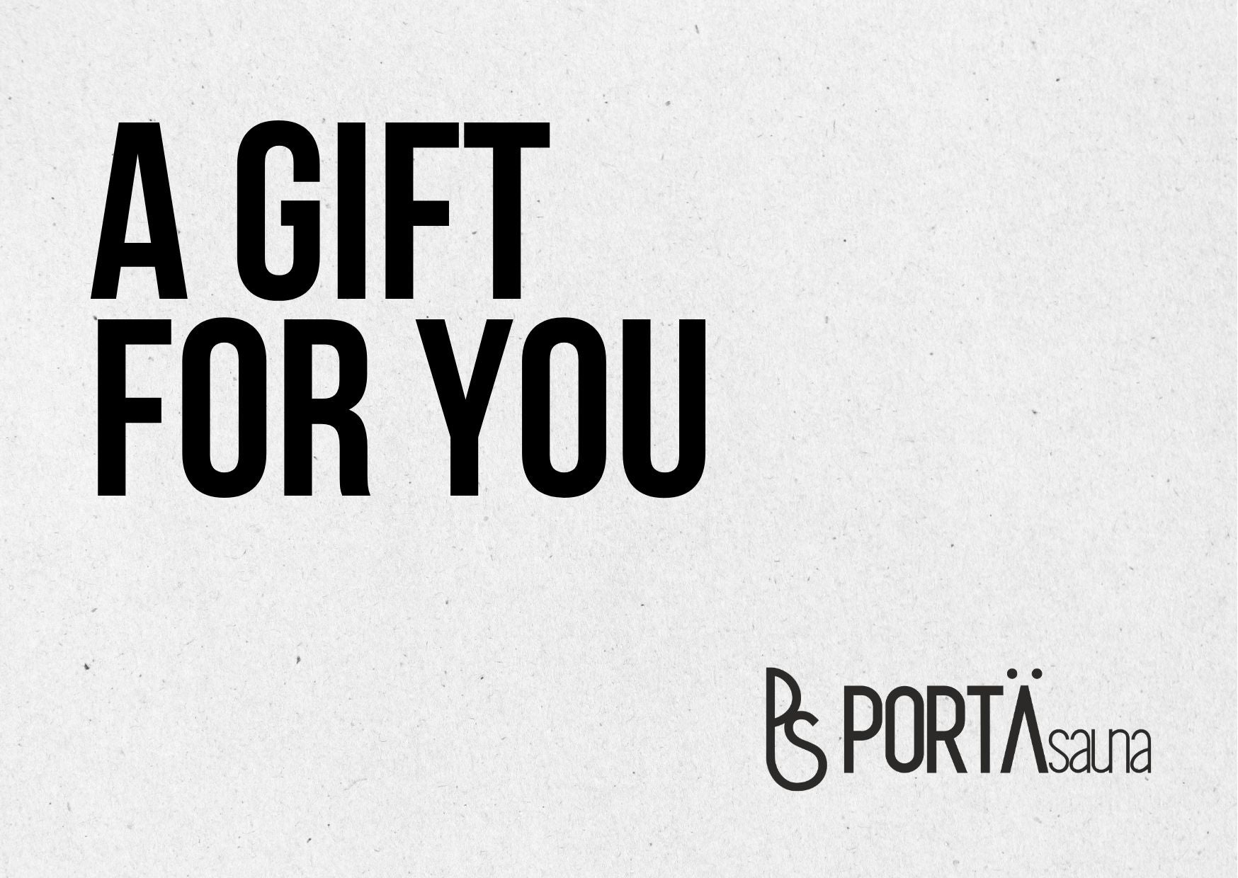 PortaSauna | The Portable Sauna - Gift Card - PortaSauna | The Portable Sauna