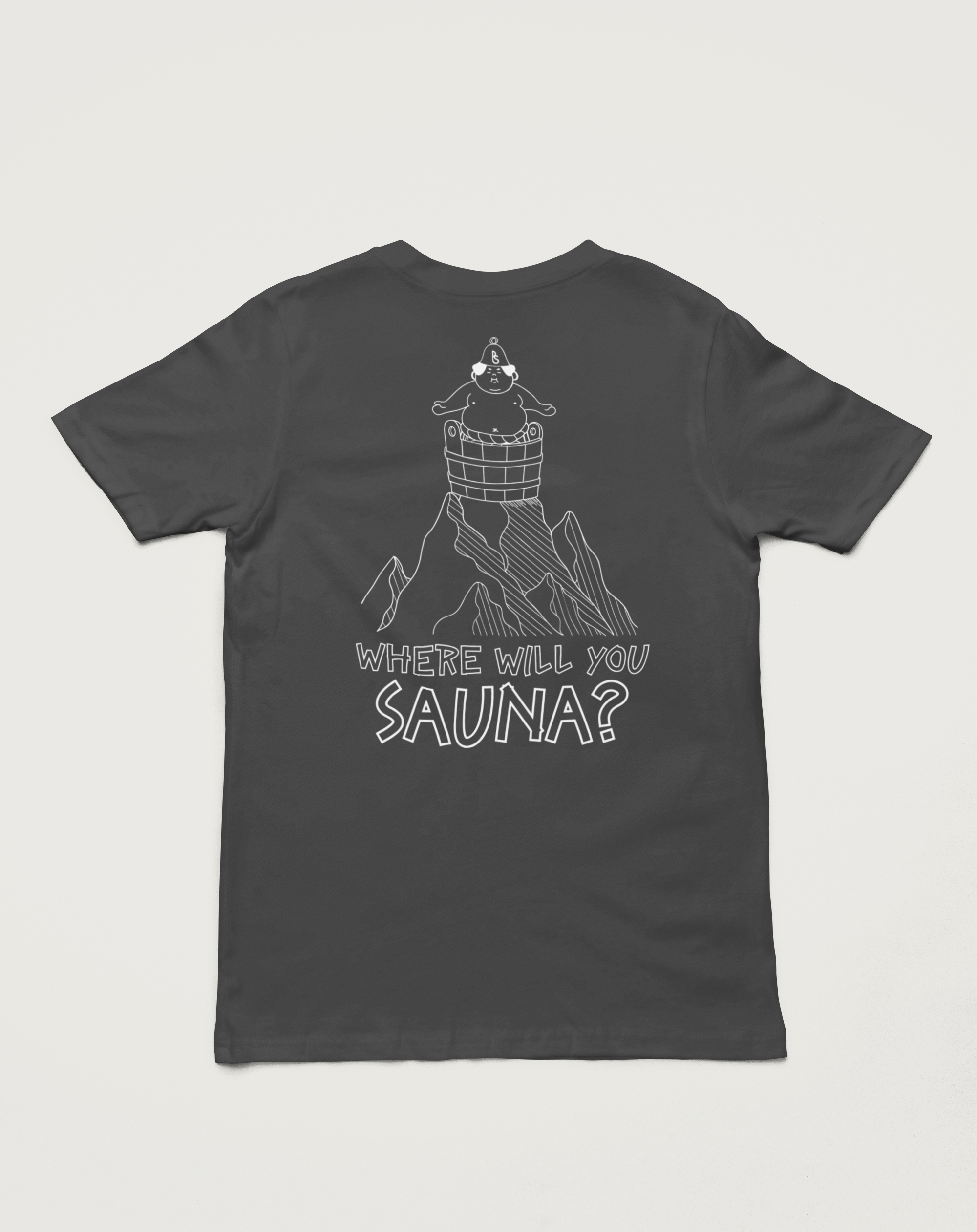 PortaSauna T Shirt - Mountain Adventures - | Organic Cotton T-Shirt - PortaSauna | The Portable Sauna  #