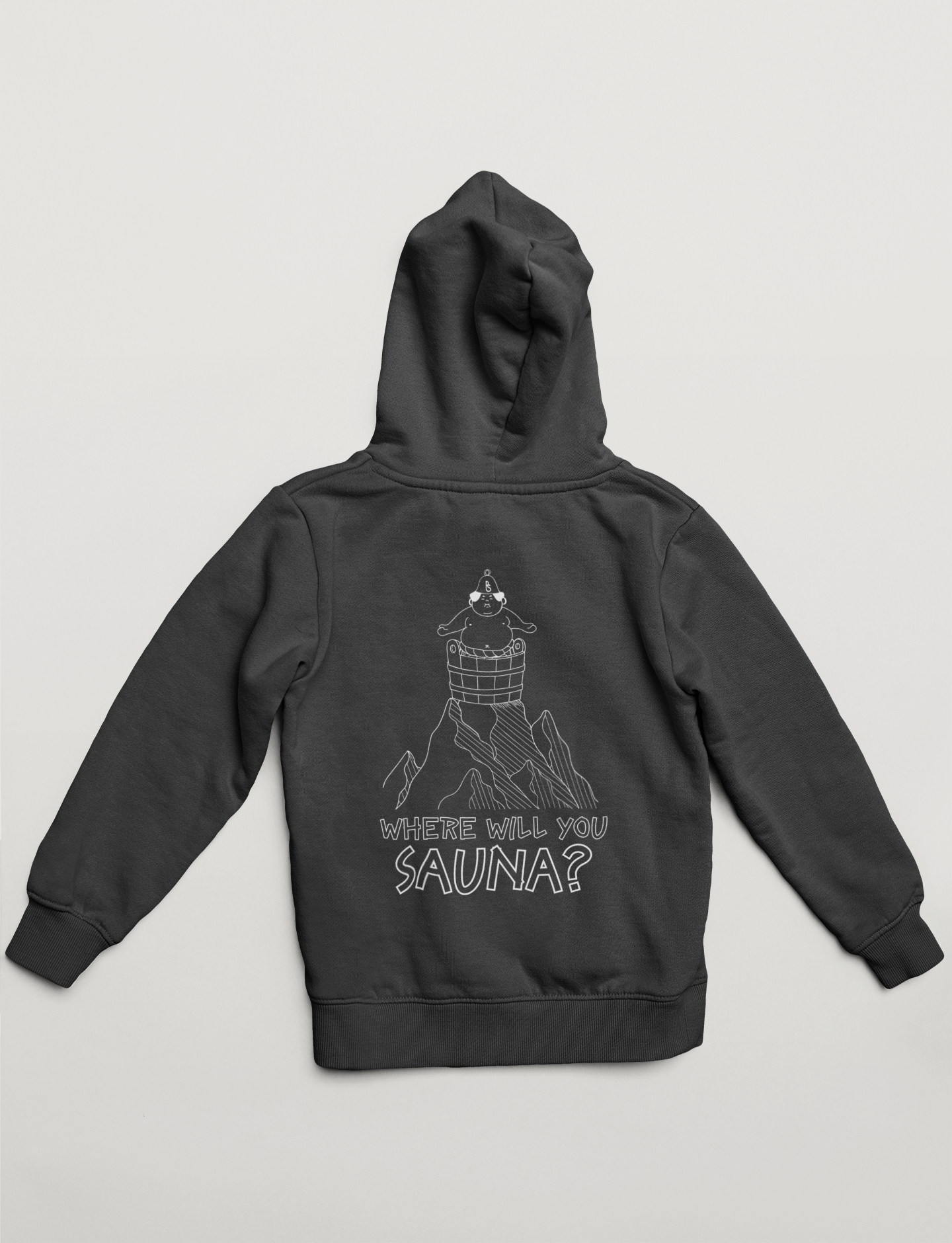 PortaSauna Hoodie - Mountain Adventures - | Ethical Cotton - PortaSauna | The Portable Sauna  #